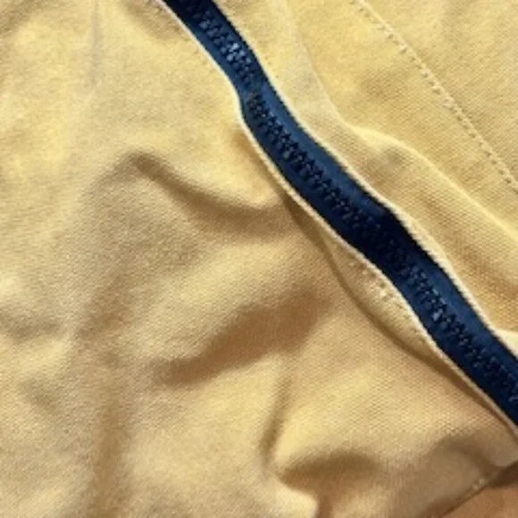 Timberland Backpack Double Strap Logo Front Pocket Mustard Yellow Black Accents - Picture 4 of 16